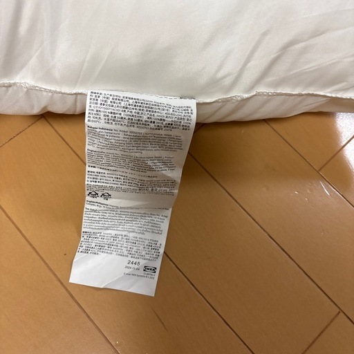 IKEA（イケア）の定番ヌードクッション（クッションパッドINNER インネル（50x50 cm）の写真4枚目