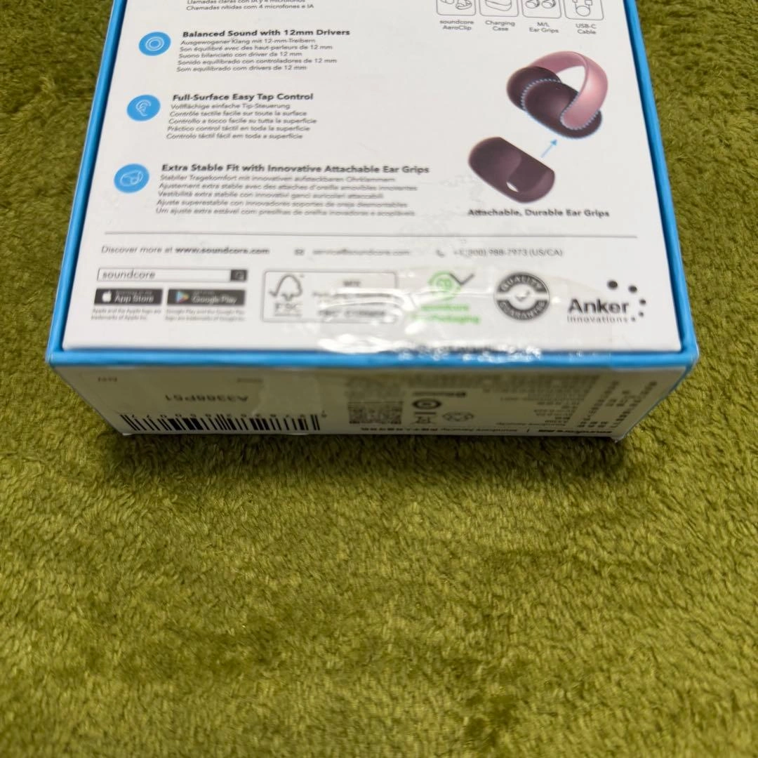 【新品/最安値】soundcore AeroClip ワイヤレスイヤホンの写真2枚目