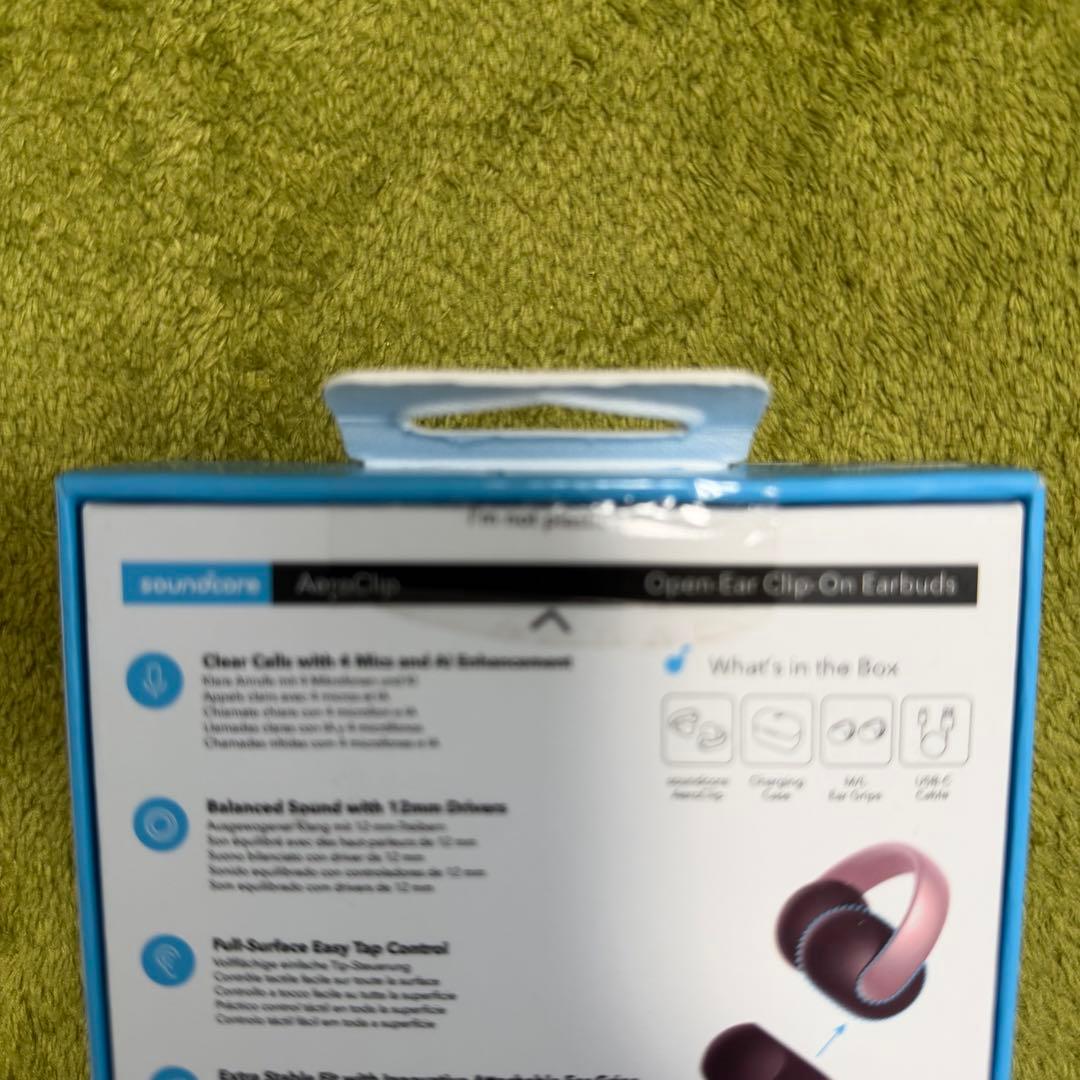 【新品／最安値】soundcore AeroClip ワイヤレスイヤホンの写真3枚目