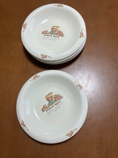 ファミリーベアー食器5枚セット