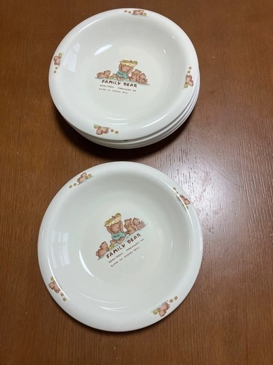 ファミリーベアー食器5枚セット