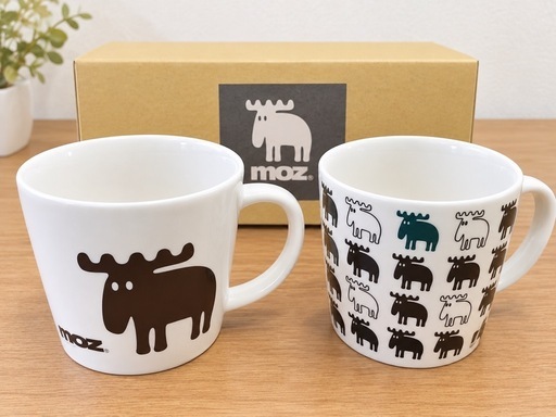 新品未使用 moz モズ マグカップ 2個セット 箱付き