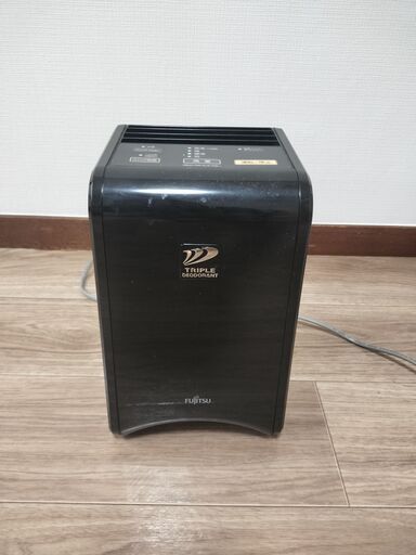 【コンパクト脱臭機】FUJITSU DAS-15E-B　小型・フィルター交換不要