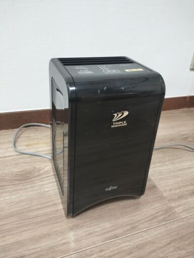 【コンパクト脱臭機】FUJITSU DAS-15E-B　小型・フィルター交換不要の写真2枚目