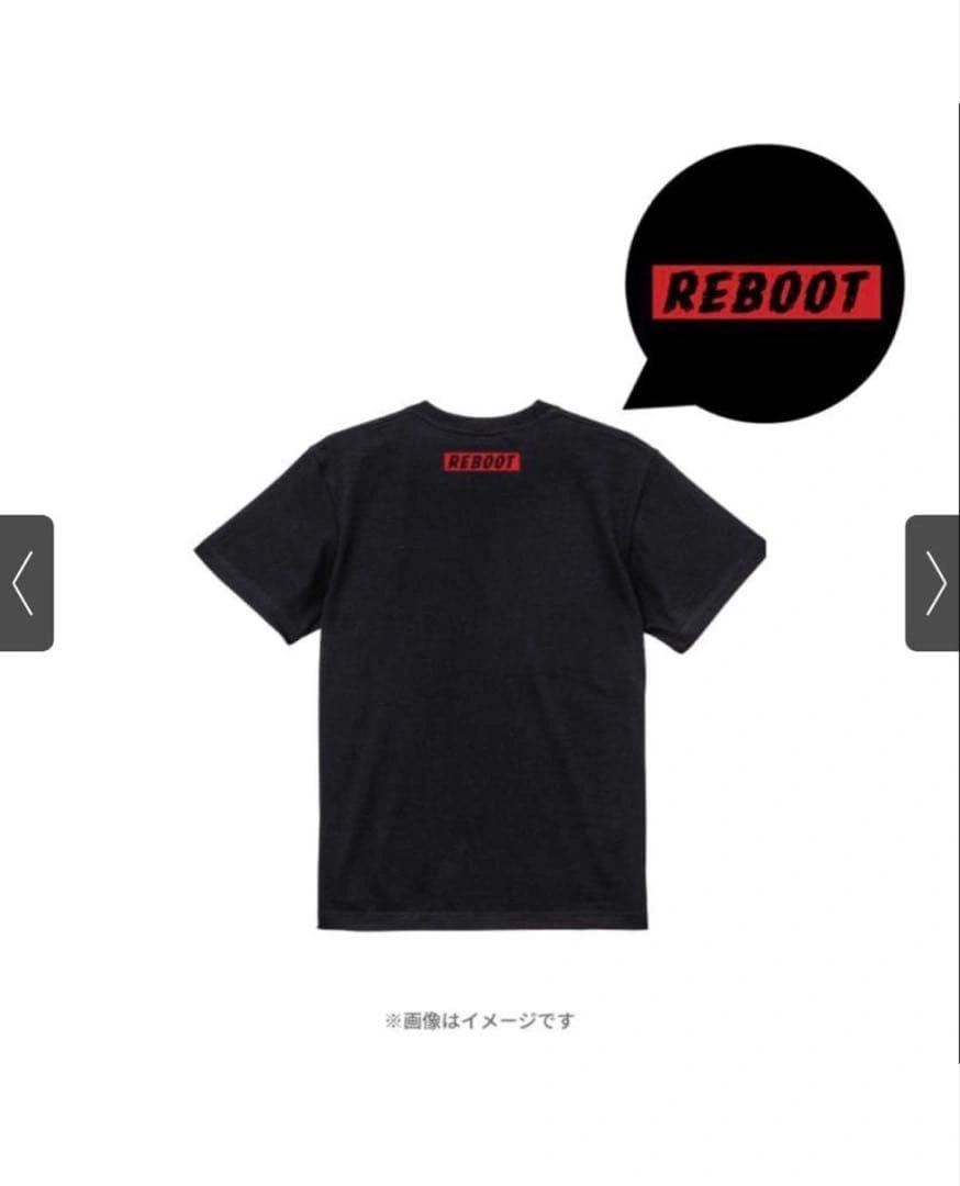 【WEB限定販売✨】REBOOT (リブート)Tシャツ Mサイズ&ステッカーの写真8枚目