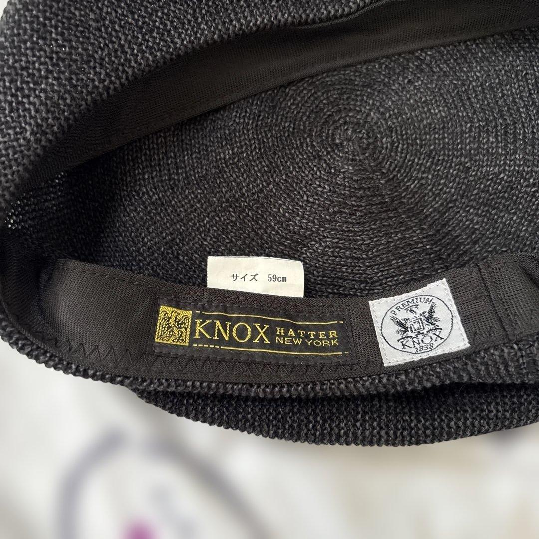 【KNOX✨ 】ベレー帽 ブラックの写真3枚目