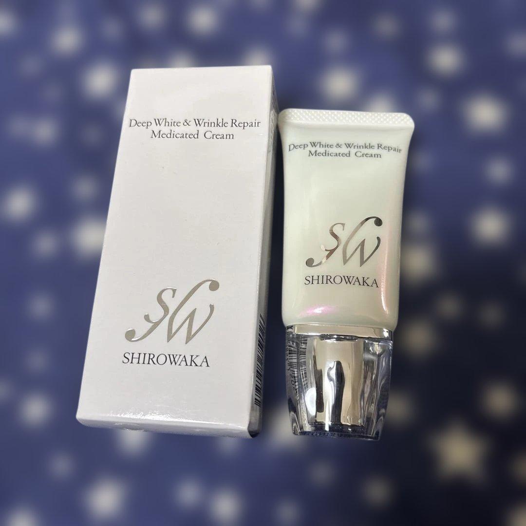 【新品✨】シロワカ✨ディープホワイト＆リンクルリペア メディケイテッドクリーム