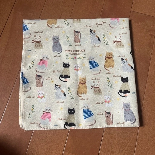 猫柄の風呂敷