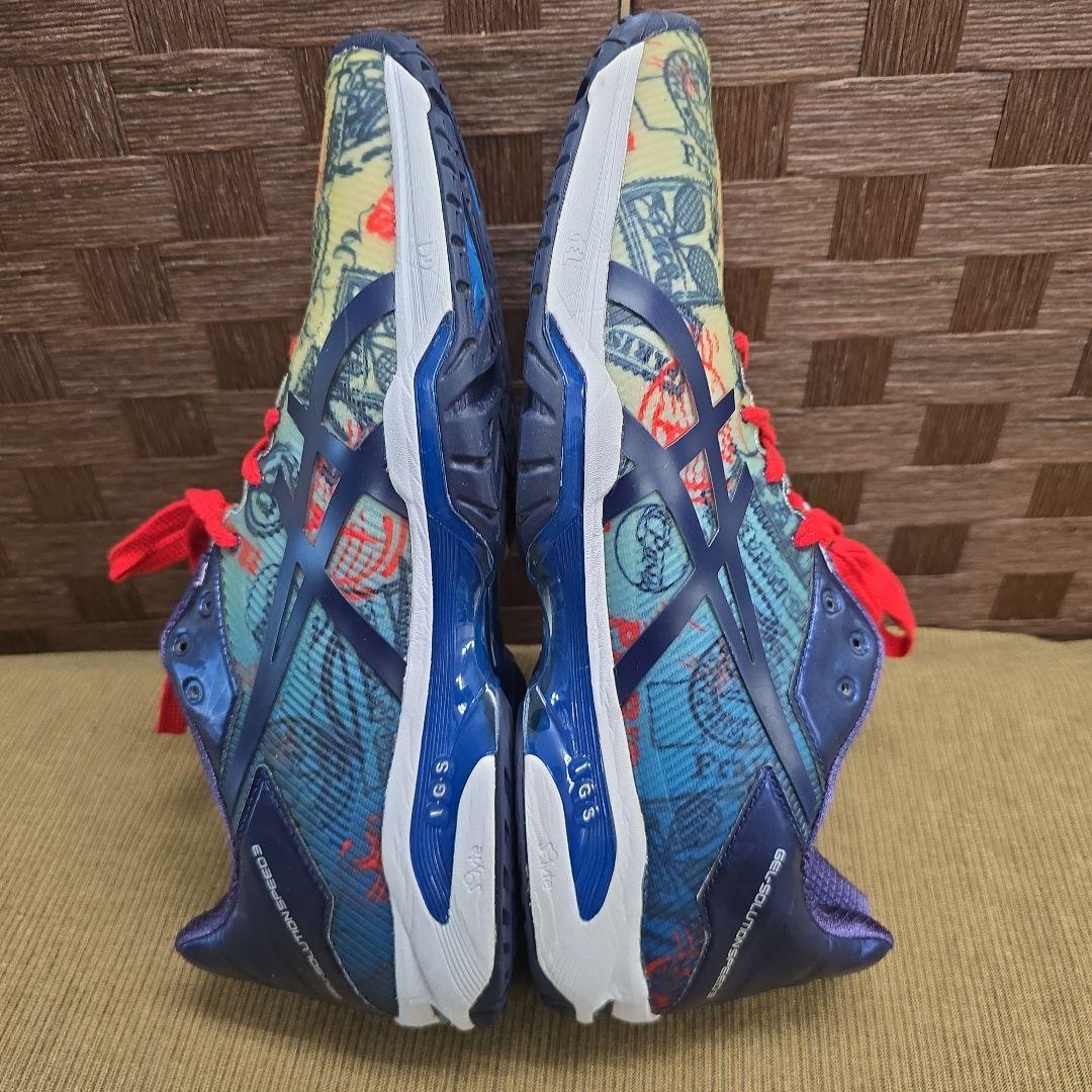 asics E711N 限定カラー インディゴブルー オールコート用 29cmの写真4枚目