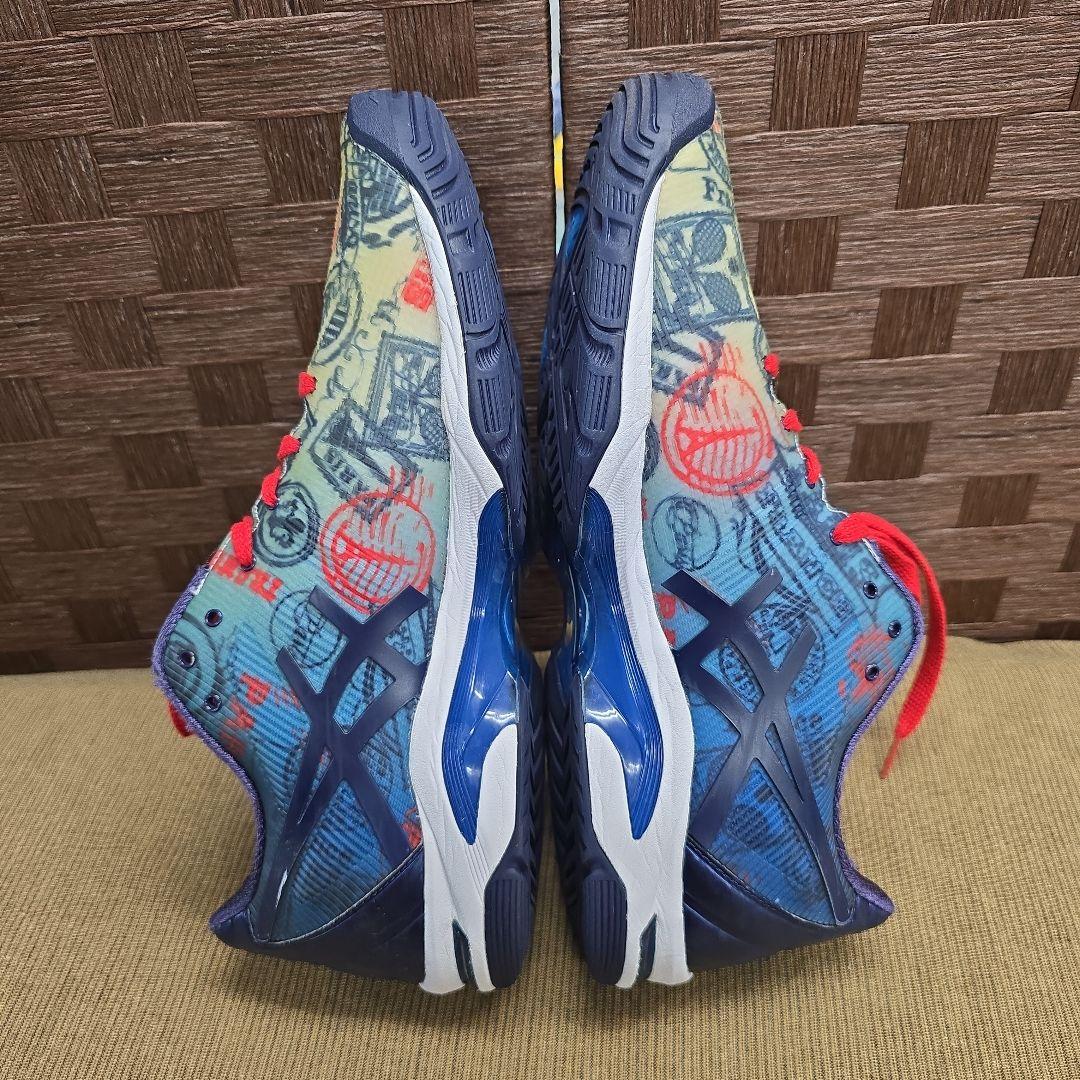 asics E711N 限定カラー インディゴブルー オールコート用 29cmの写真5枚目
