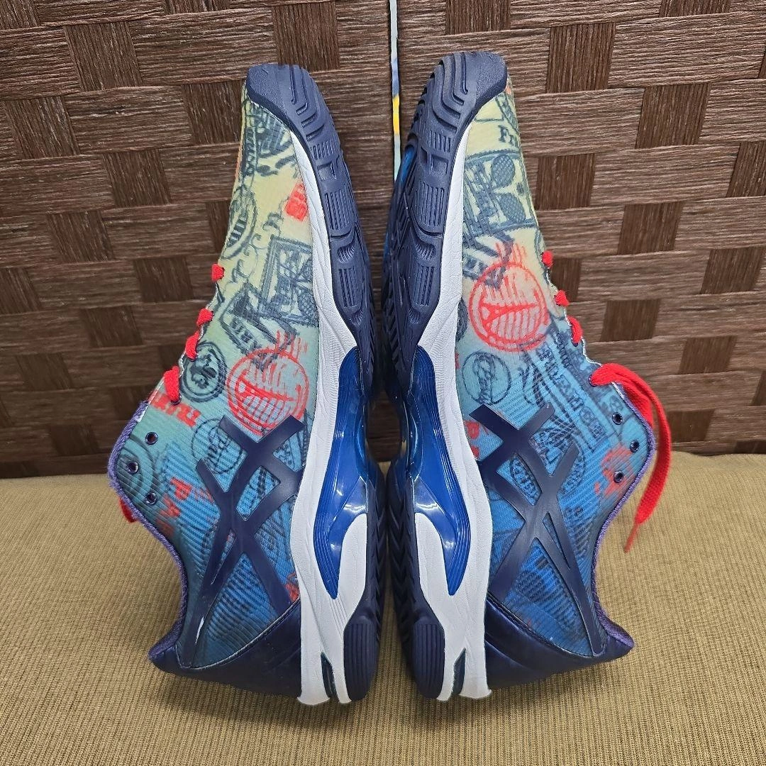 asics E711N 限定カラー インディゴブルー オールコート用 29cmの写真5枚目