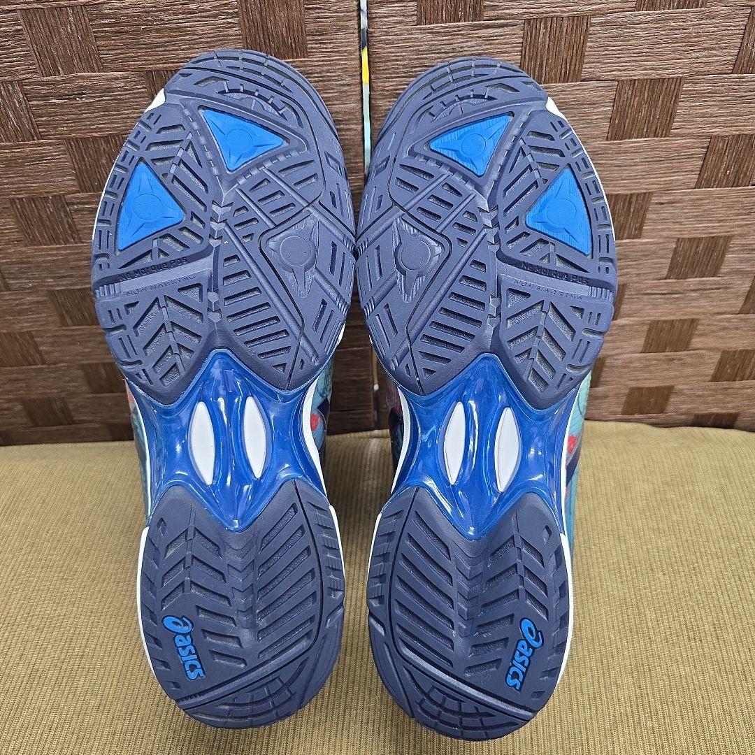 asics E711N 限定カラー インディゴブルー オールコート用 29cmの写真6枚目