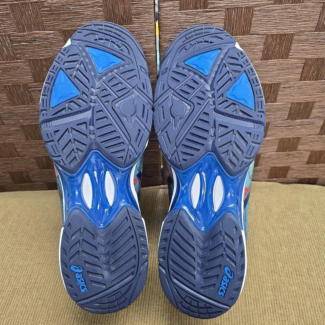 asics E711N 限定カラー インディゴブルー オールコート用 29cmの写真6枚目