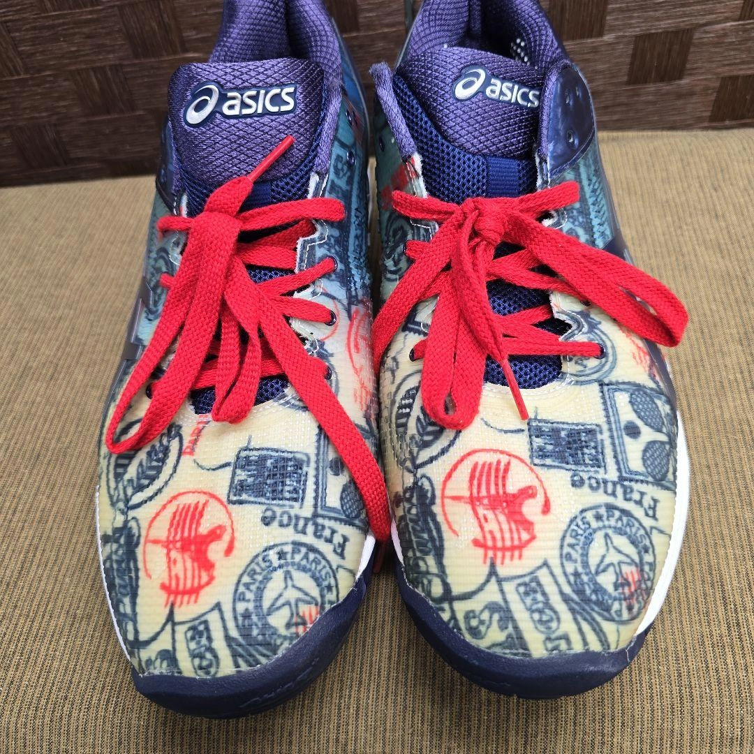 asics E711N 限定カラー インディゴブルー オールコート用 29cmの写真7枚目