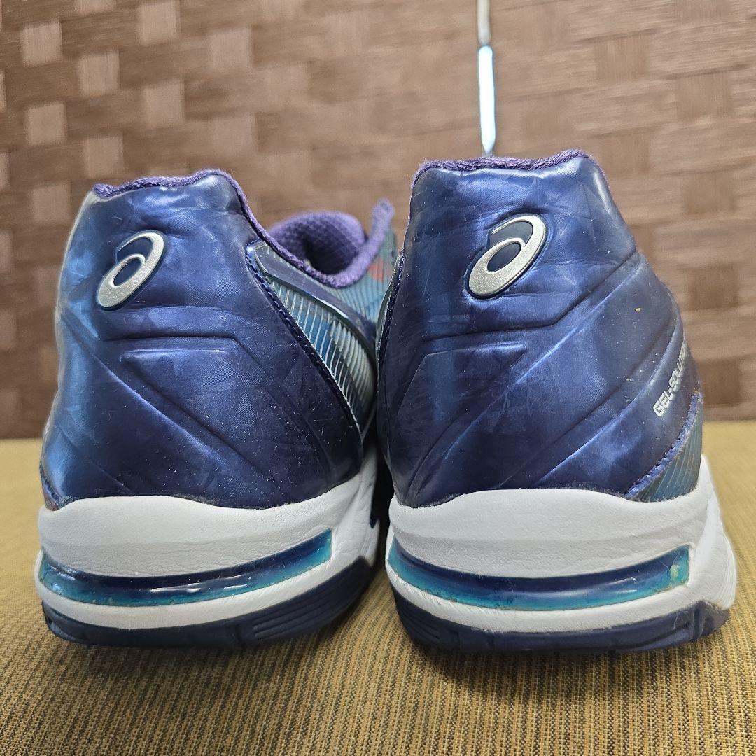 asics E711N 限定カラー インディゴブルー オールコート用 29cmの写真10枚目