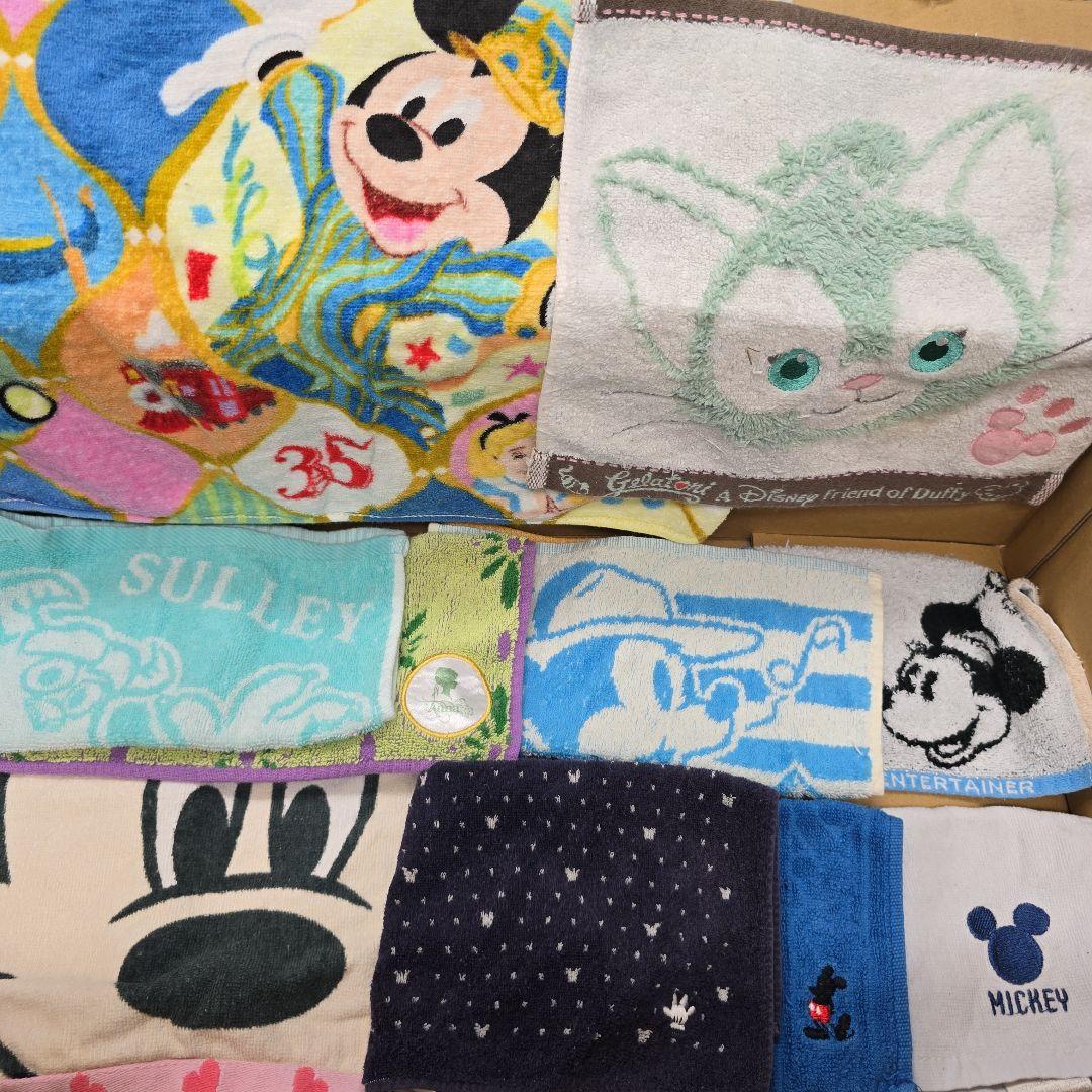 ディズニー系 ミニ・ハンド・フェイスタオル まとめ売り 15枚セットの写真2枚目