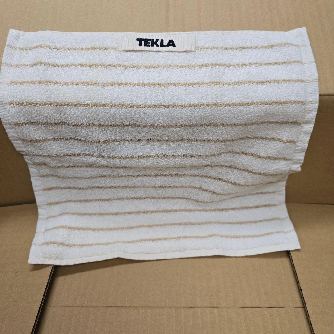 TEKLA テクラ ハンドタオル 2枚セット ストライプの写真2枚目