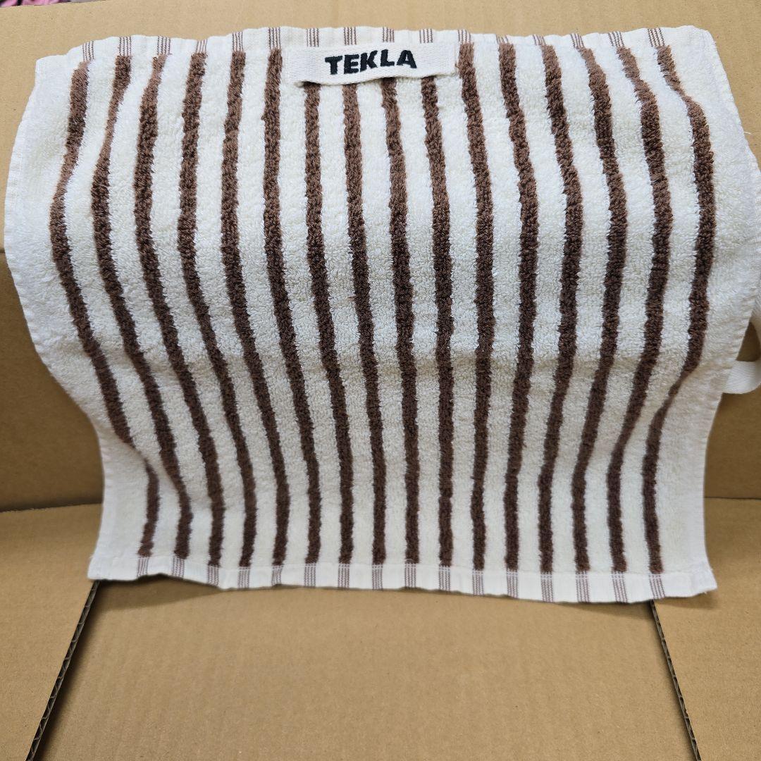 TEKLA テクラ ハンドタオル 2枚セット ストライプの写真3枚目