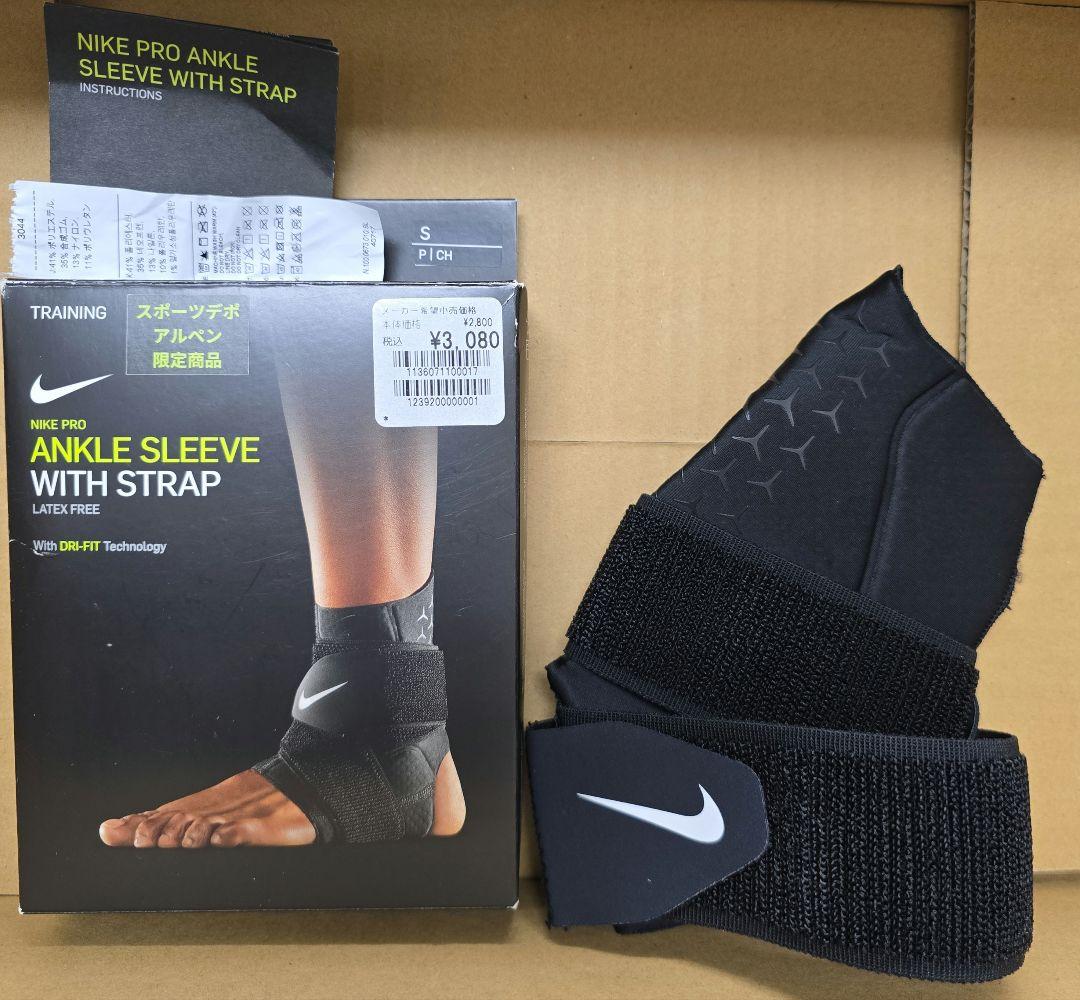 NIKE PRO ANKLE SLEEVE WITH STRAP Sサイズ