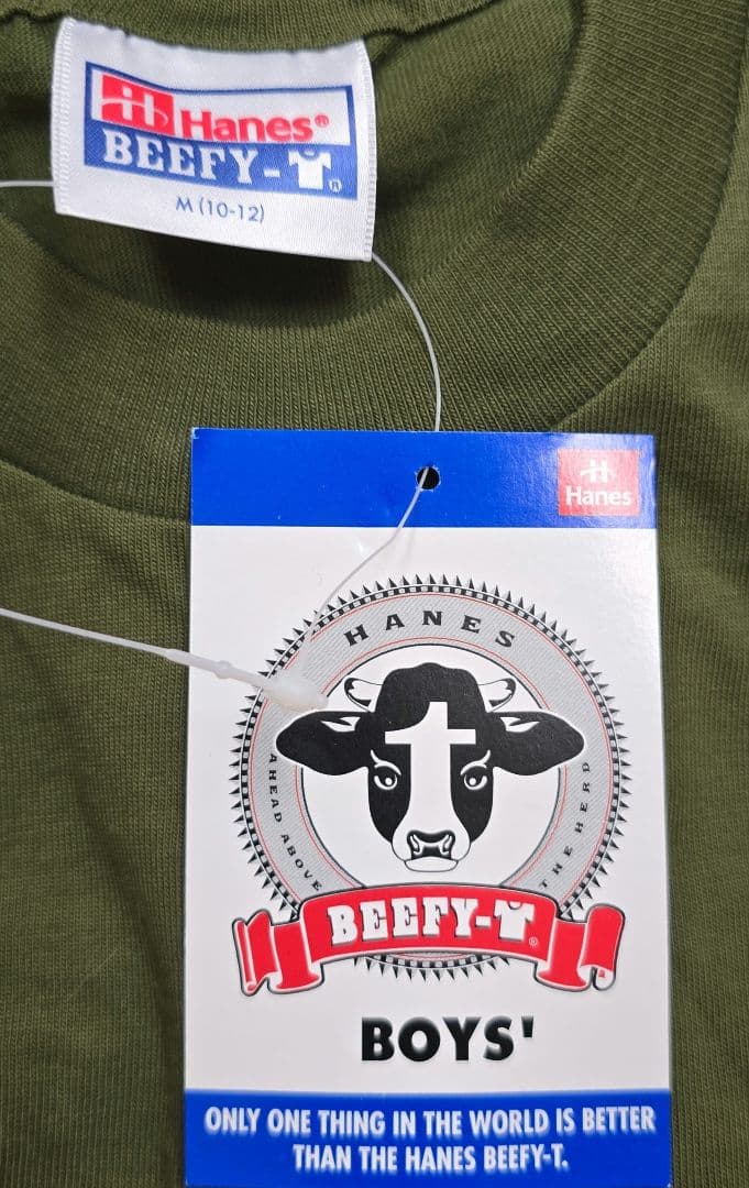 Hanes BEEFY-T リンクコーデ用 メンズ(L) ボーイズ(M・140)の写真5枚目
