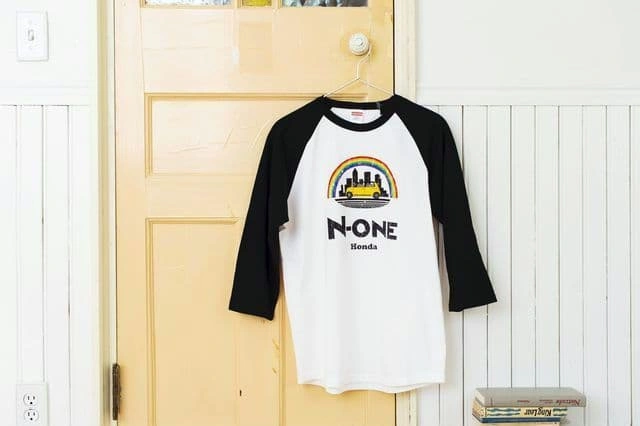 HONDA N-ONE M 7分袖 (ラグラン袖) Tシャツ CM 使用デザイン