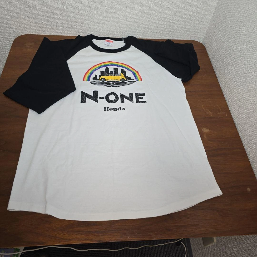HONDA N-ONE M 7分袖 (ラグラン袖) Tシャツ CM 使用デザインの写真2枚目
