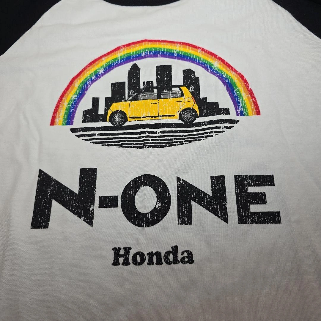 HONDA N-ONE M 7分袖 (ラグラン袖) Tシャツ CM 使用デザインの写真3枚目