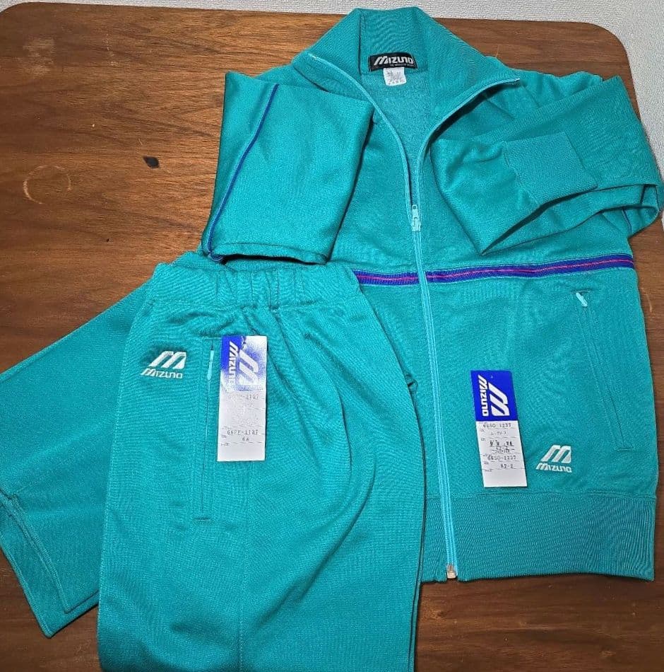デッドストック 旧 MIZUNO ミズノ 美津濃 ジャージ 上下セット80s系