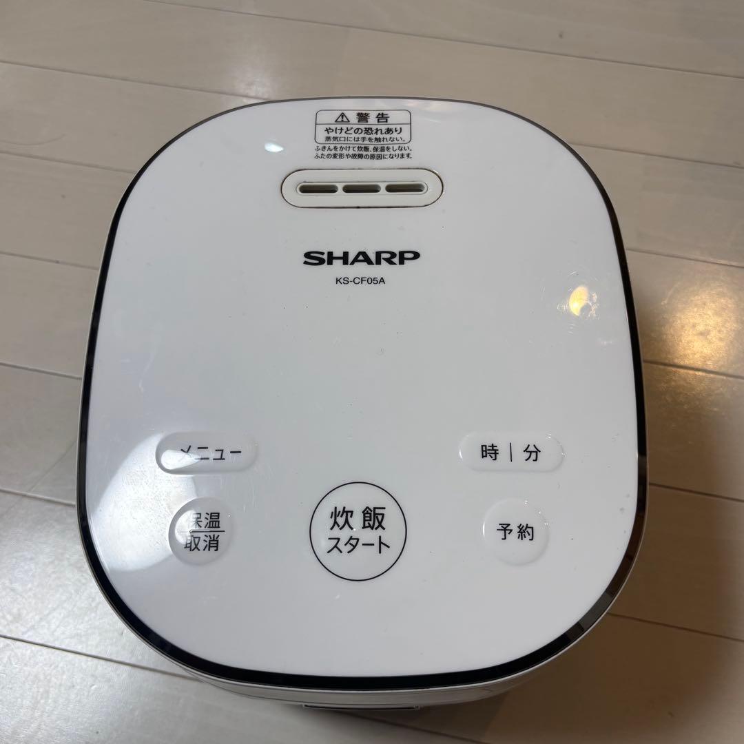 SHARP 炊飯器 KS-CF05A 3合炊き 2019年製