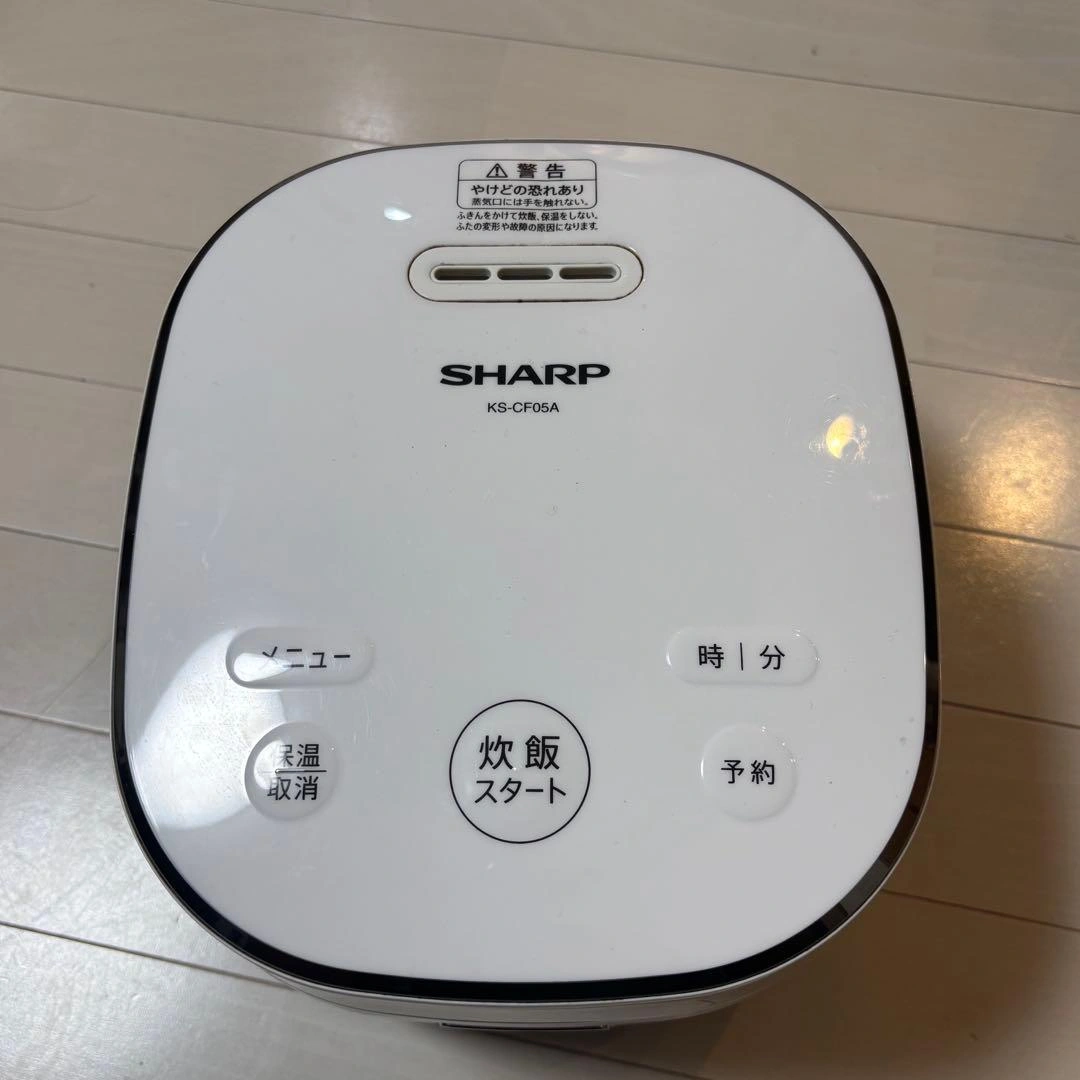 SHARP 炊飯器 KS-CF05A 3合炊き 2019年製