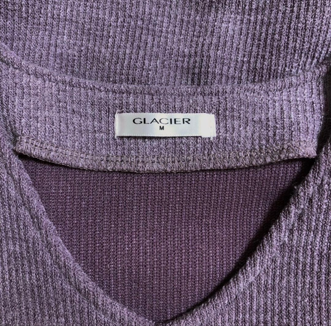 【新品】長袖トップス/ワンピース/チュニック/M/ニット/Vネック/ロング丈の写真3枚目