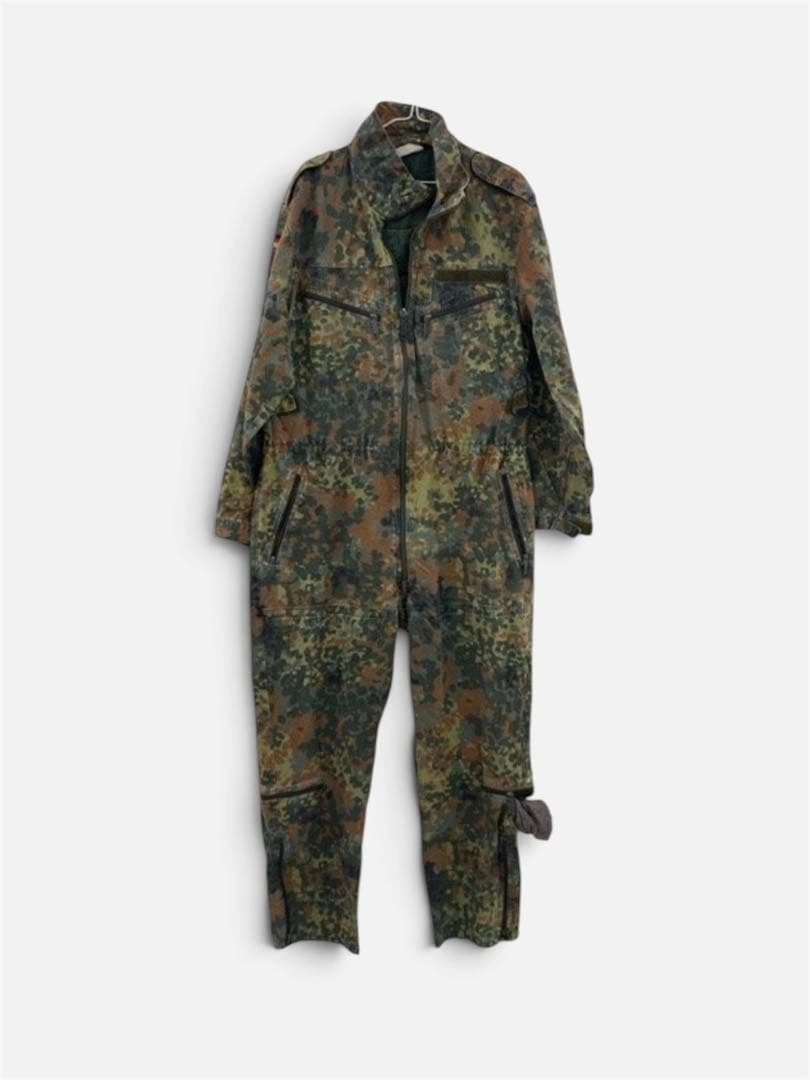 【希少実物】ドイツ軍 フレック迷彩 カバーオール L ツナギ タンカースーツ