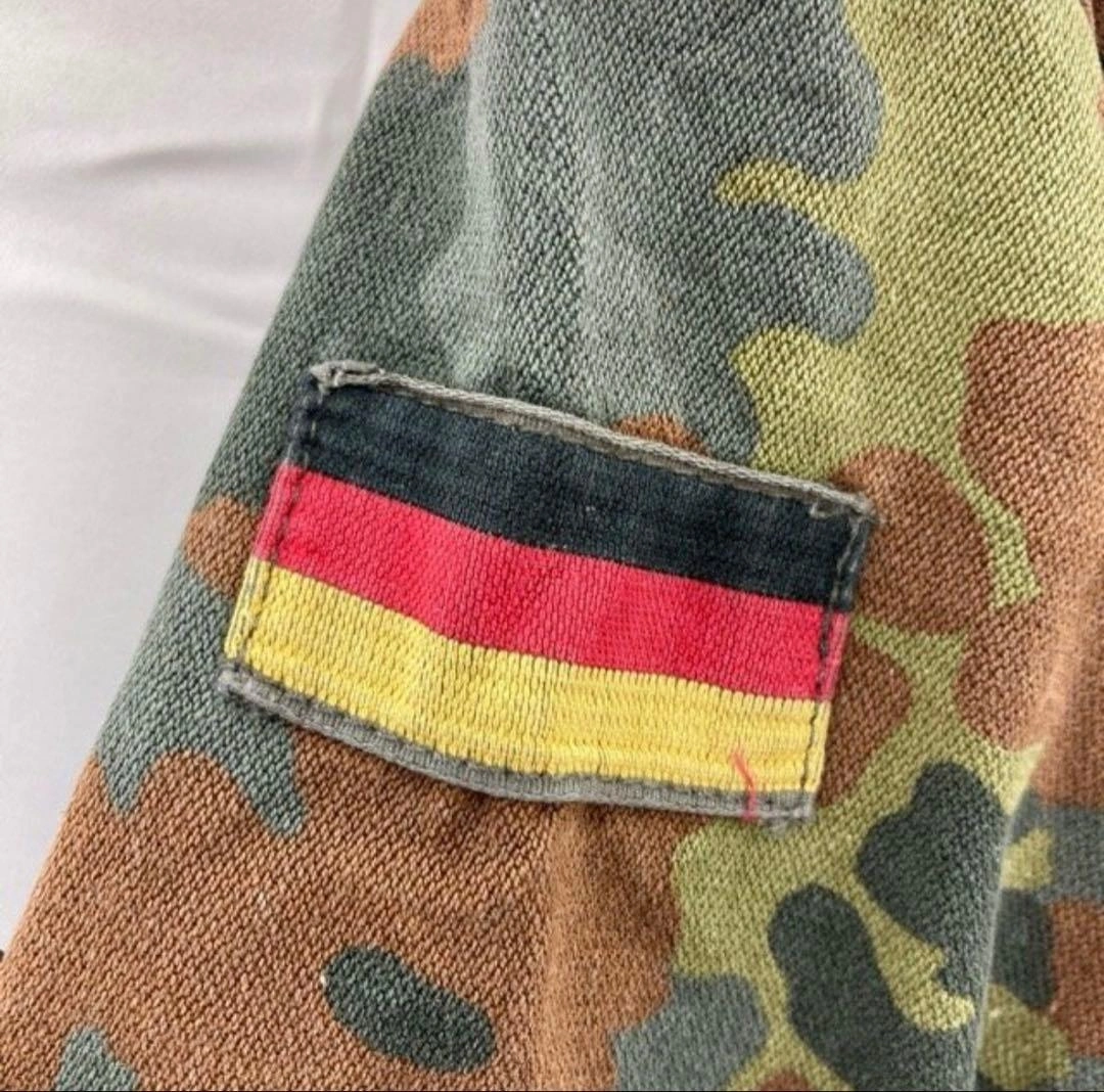 【希少実物】ドイツ軍 フレック迷彩 カバーオール L ツナギ タンカースーツの写真6枚目