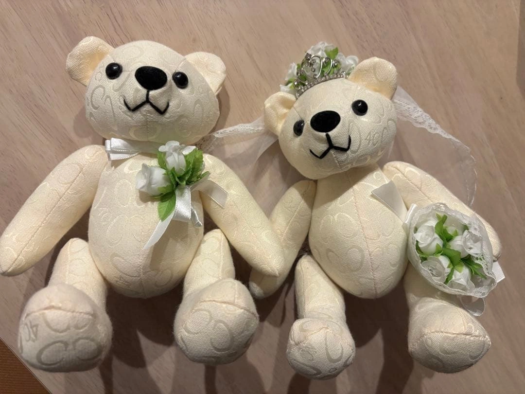 ヨンドシー 4℃ くま ぬいぐるみ 結婚式 非売品 ブライダル