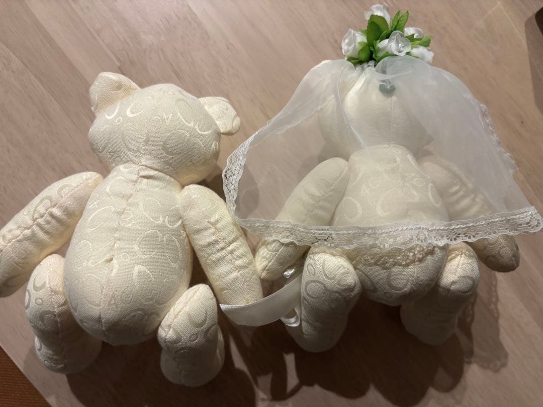 ヨンドシー　4℃ くま　ぬいぐるみ　結婚式　非売品　ブライダルの写真2枚目
