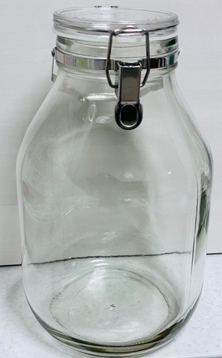 セラーメイト 【新タイプ】 取手付 密封瓶 保存容器 梅酒 びん 果実酒 づくり 4L ガラス 日本製の写真3枚目
