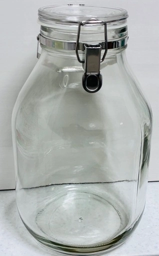 セラーメイト 【新タイプ】 取手付 密封瓶 保存容器 梅酒 びん 果実酒 づくり 4L ガラス 日本製の写真3枚目