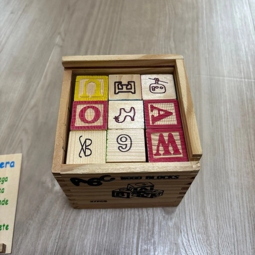 木製 ブロック 英語 27個 箱付きの写真2枚目