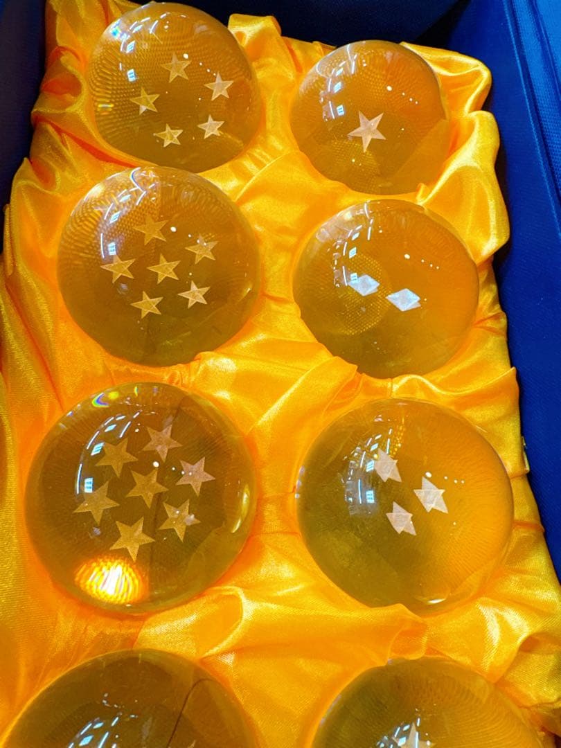 ❤️希少❤️ドラゴンボールクリスタル　台座付き 8個セット　一星球〜七星球&神龍球の写真5枚目