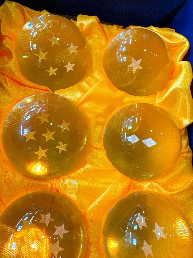 ❤️希少❤️ドラゴンボールクリスタル　台座付き 8個セット　一星球〜七星球&神龍球の写真6枚目