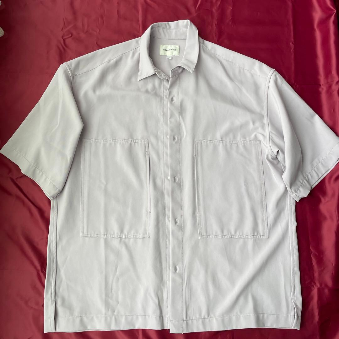 EMMA CLOTHES ビッグシルエットヨークトレンチシャツ　美品