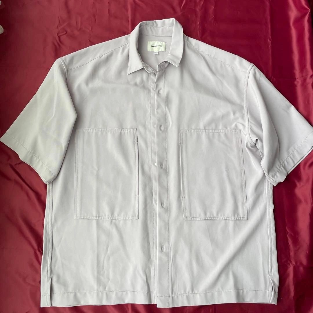 EMMA CLOTHES ビッグシルエットヨークトレンチシャツ 美品