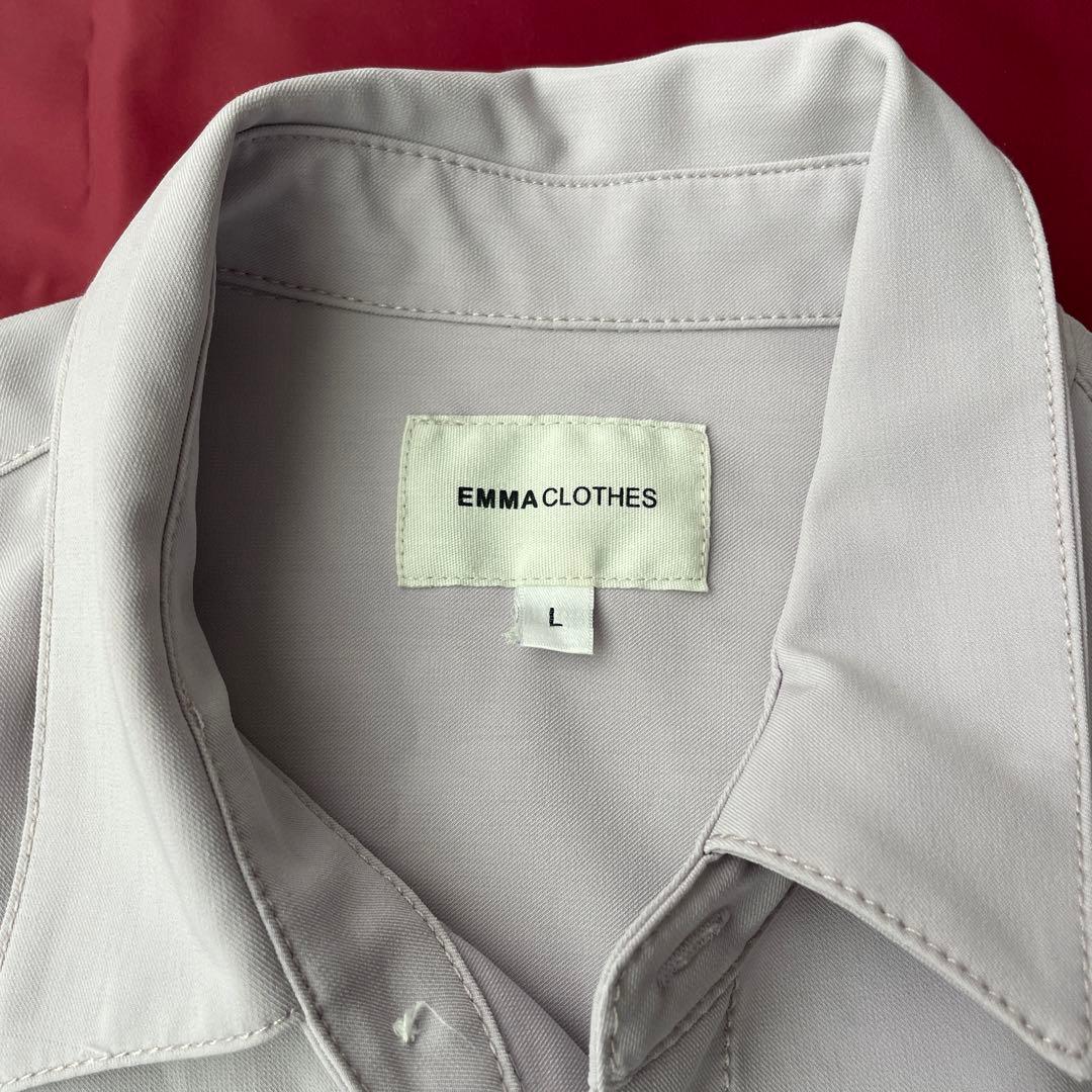 EMMA CLOTHES ビッグシルエットヨークトレンチシャツ　美品の写真2枚目