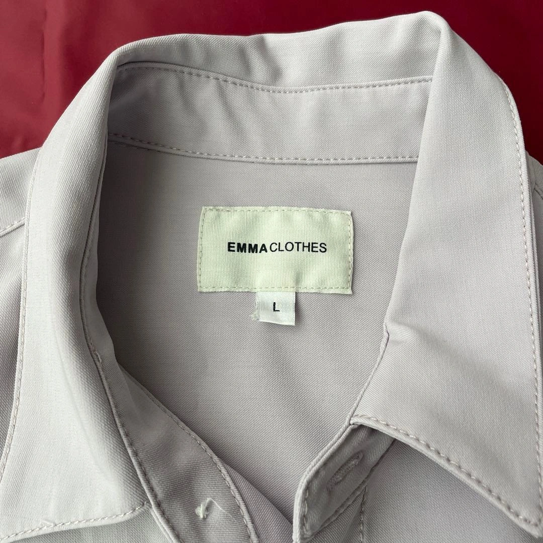 EMMA CLOTHES ビッグシルエットヨークトレンチシャツ 美品の写真2枚目