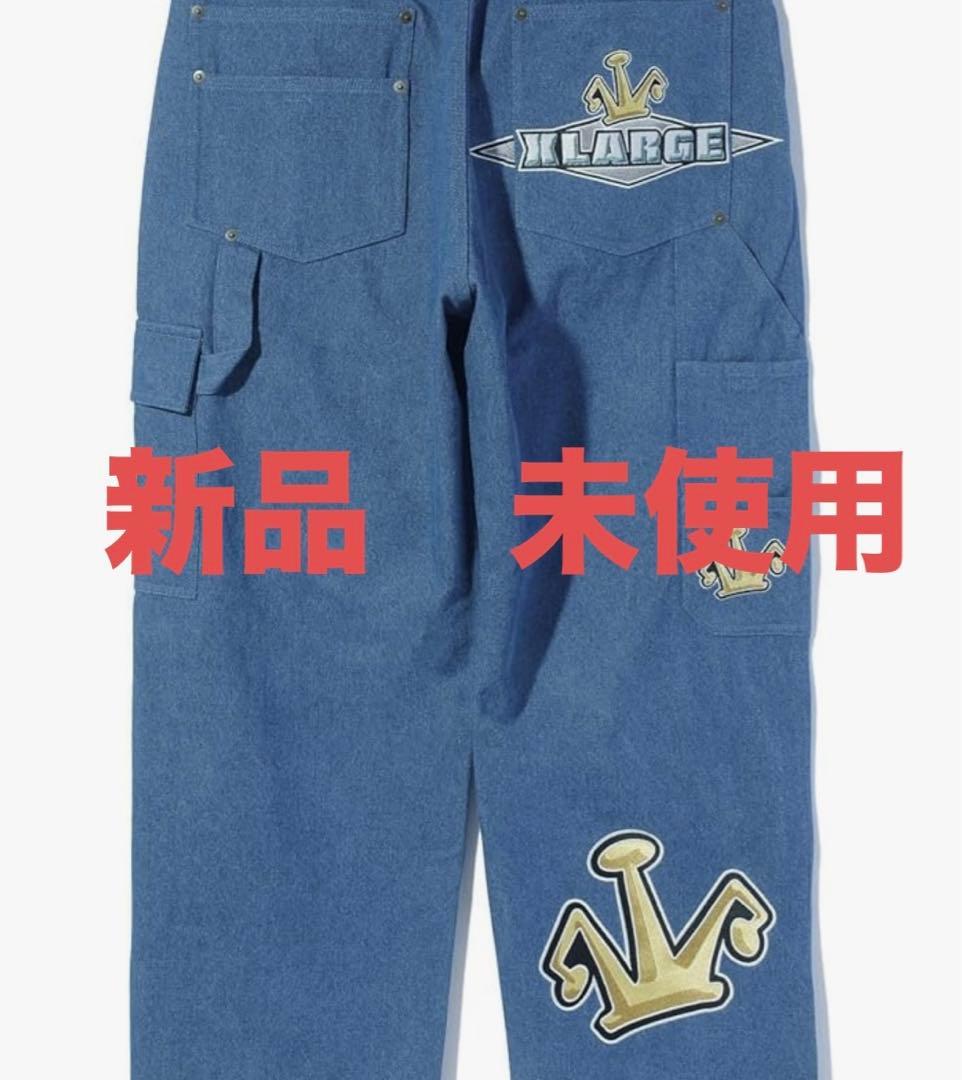XLARGE エクストララージ ペインターパンツ デニム 34 インディゴ 新品