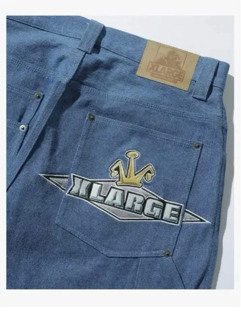XLARGE エクストララージ ペインターパンツ デニム 34 インディゴ 新品の写真5枚目