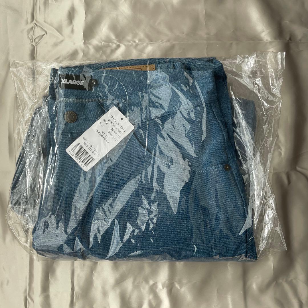 XLARGE エクストララージ ペインターパンツ デニム 34 インディゴ 新品の写真7枚目