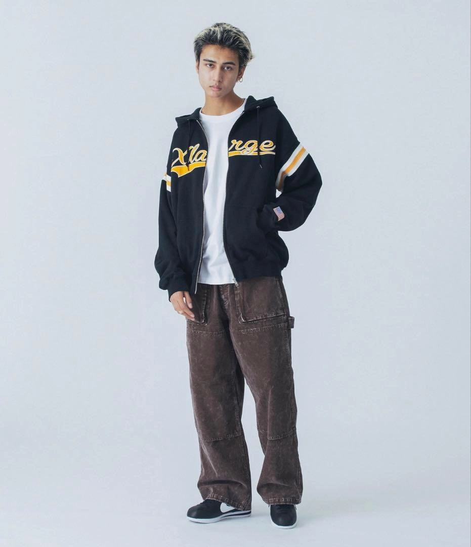 XLARGE エクストララージ PAINTER パンツ L -Brown 新品の写真4枚目