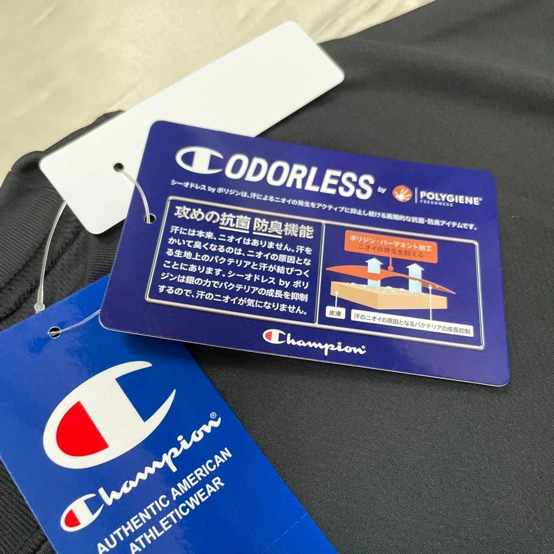 チャンピオン Tシャツ 半袖 丸首 速乾 防菌防臭 メンズXLの写真4枚目