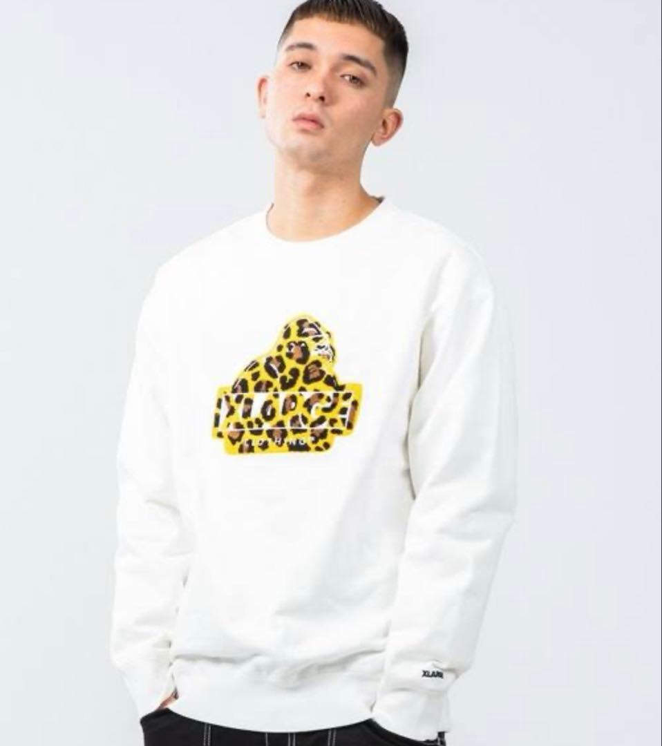 XLARGE エクストララージ　ホワイトスウェット メンズL